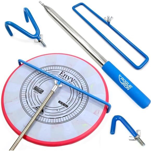 DiscGolf Retriever Pole Telescoping DiscGolf Accessories Grabber 16inches to16ft - Picture 1 of 7